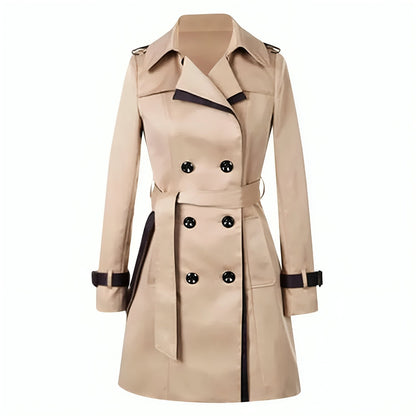 Elis – Elegante Winter Trenchcoat voor Dames