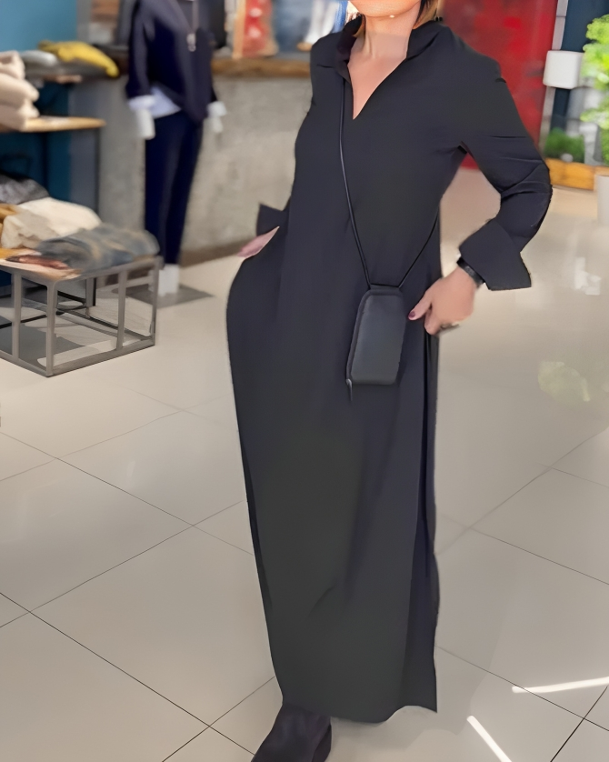 Elegante Maxi Jurk voor Dames - Tijdloos en Comfortabel