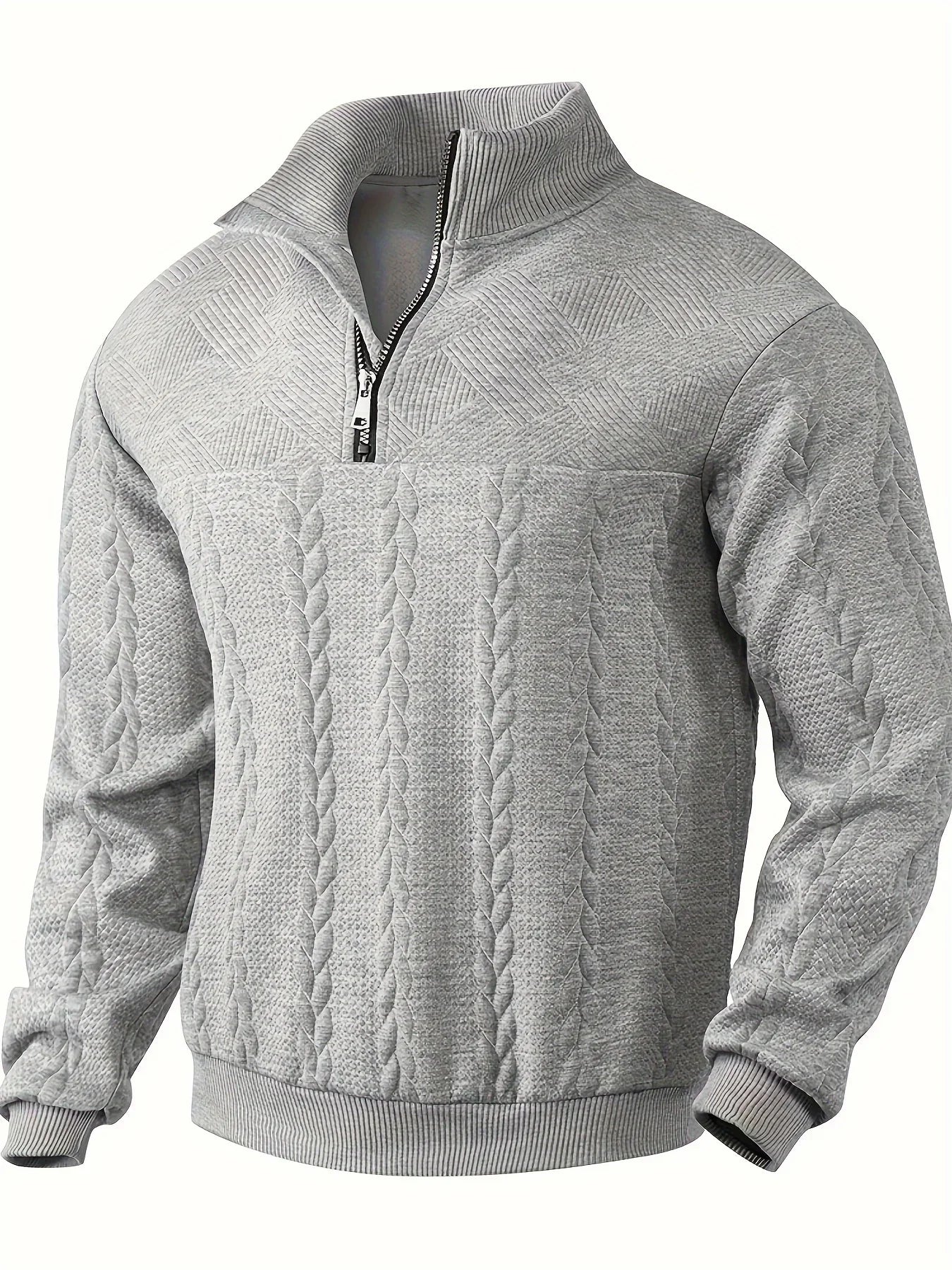 RAFAEL | VINTAGE SWEATER MET RITSSLUITING