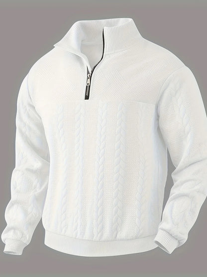 RAFAEL | VINTAGE SWEATER MET RITSSLUITING