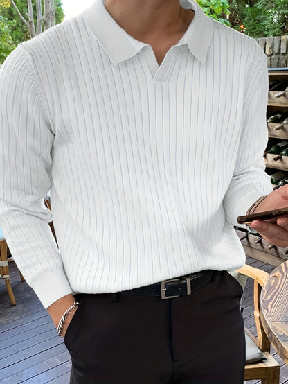 Mauro | Old Money Poloshirt Longsleeve