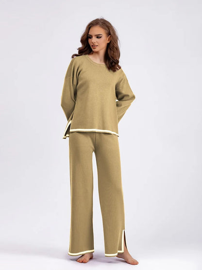 ANGELA - SET DI MAGLIA MORBIDA E CONFORTEVOLE