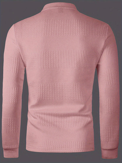 Jacquard Polo T-shirt met Korte Mouwen – Tom