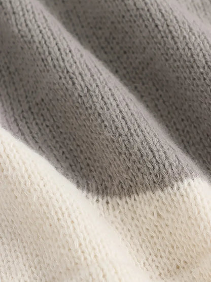 Ashley – Relaxed Kleurblok Trui