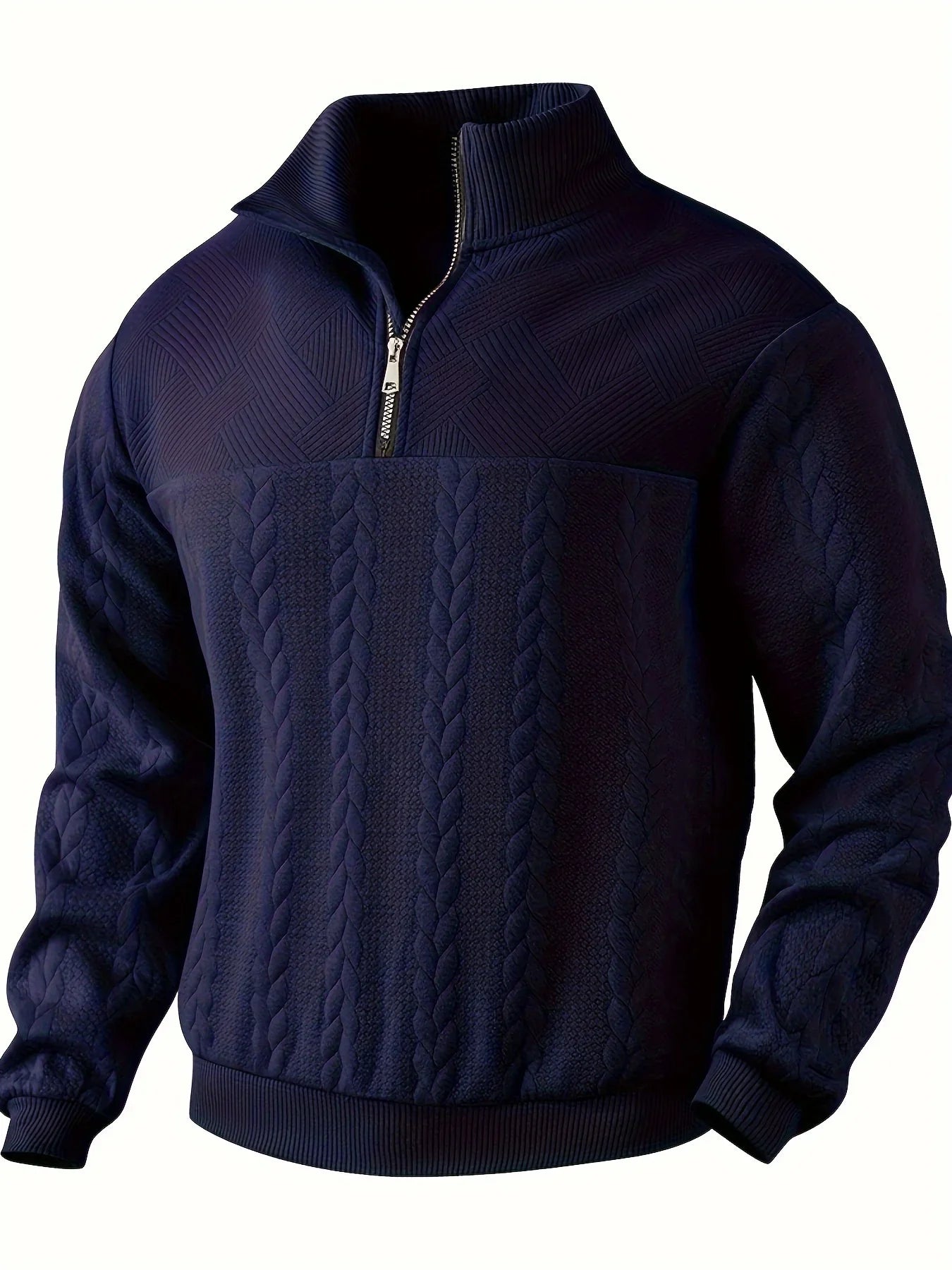 RAFAEL | VINTAGE SWEATER MET RITSSLUITING