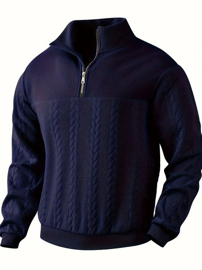 RAFAEL | VINTAGE SWEATER MET RITSSLUITING