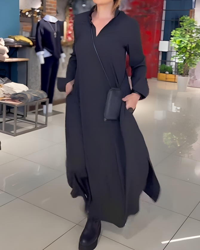 Elegante Maxi Jurk voor Dames - Tijdloos en Comfortabel