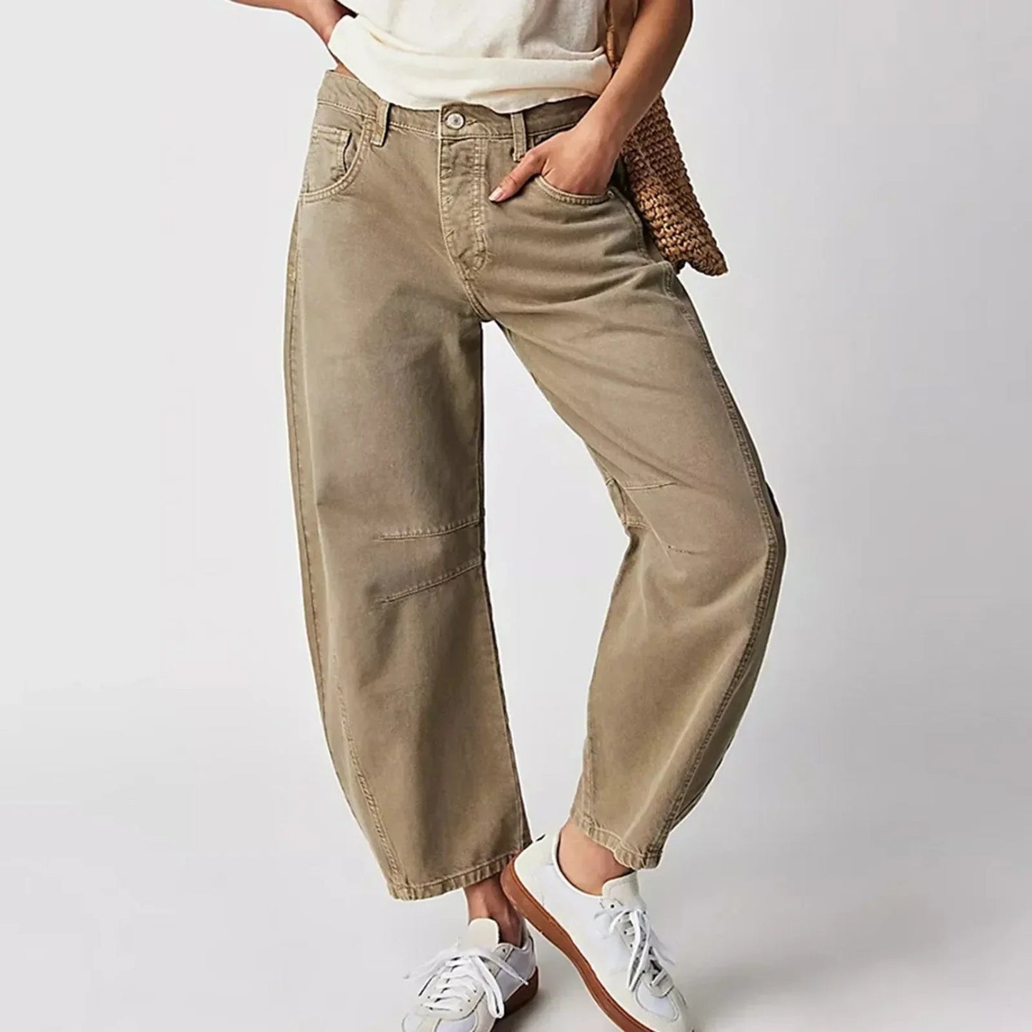 Comfortabele Jeans met Wijde Pijpen voor Vrouwen
