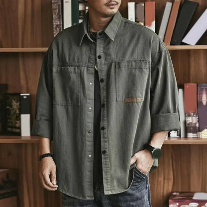 RetroFit - Vintage-stijl oversized overhemd