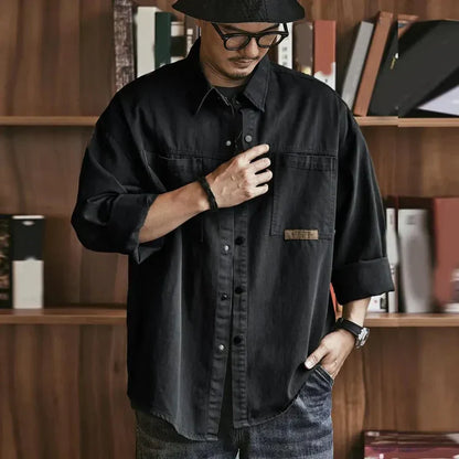 RetroFit - Vintage-stijl oversized overhemd