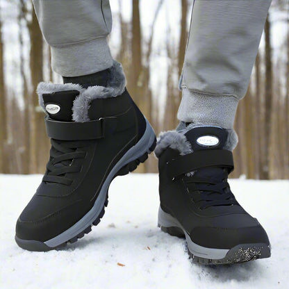 WinterTrek – Warme Fleece Gevoerde Winterlaarzen voor Heren