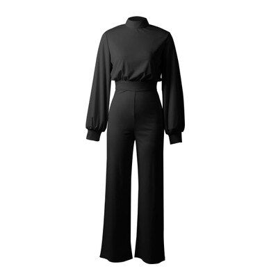 Elegante dames jumpsuit met lange mouwen voor elke gelegenheid – Sophie