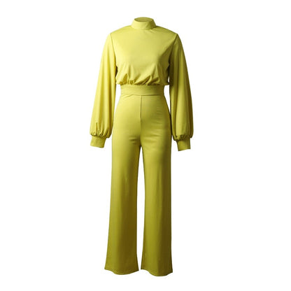 Elegante dames jumpsuit met lange mouwen voor elke gelegenheid – Sophie