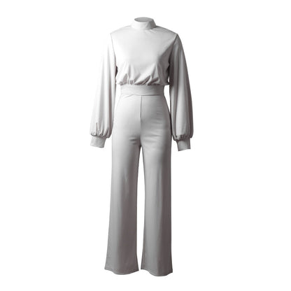 Elegante dames jumpsuit met lange mouwen voor elke gelegenheid – Sophie