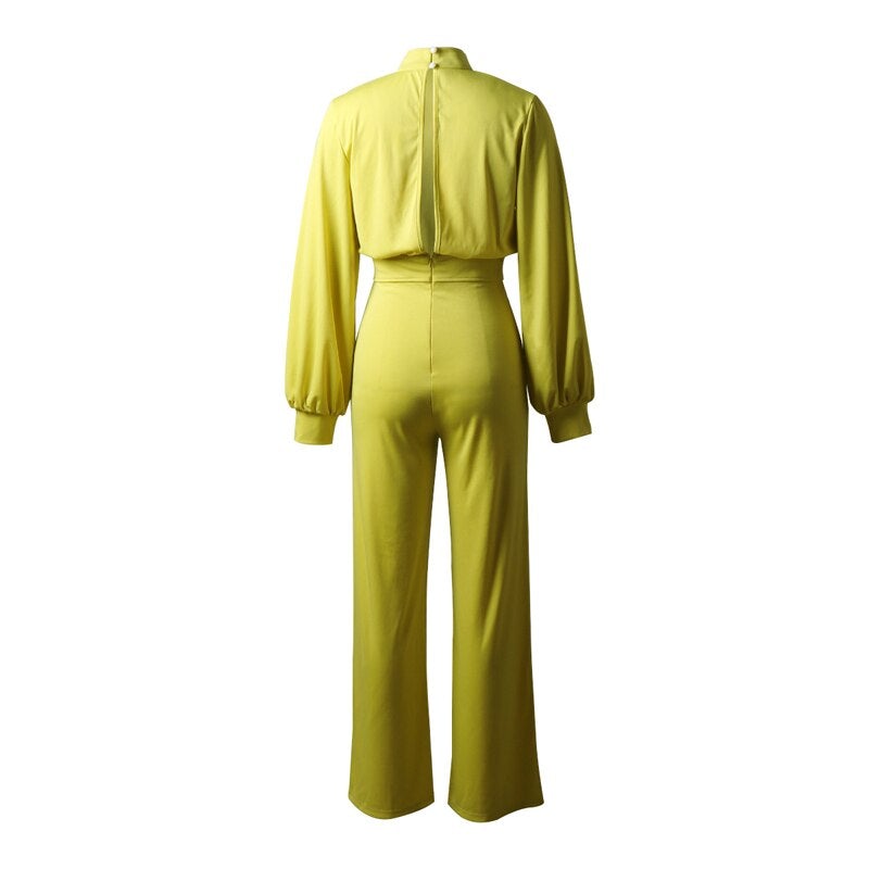 Elegante dames jumpsuit met lange mouwen voor elke gelegenheid – Sophie