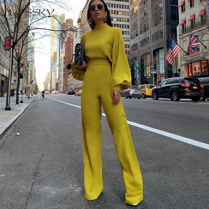 Elegante dames jumpsuit met lange mouwen voor elke gelegenheid – Sophie